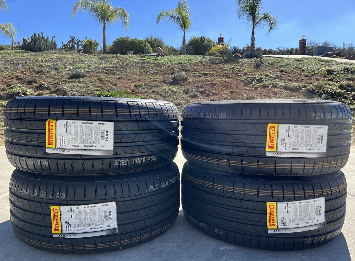 Pirelli P Zero PZ4 235/35R20 92Y T0 Tesla ELECT PNCS Tires | Set