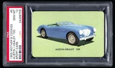 1955 Mother's Cookies Sports Cars #5 Austin-Healy 100 PSA 10 POP 2 Very Rare!