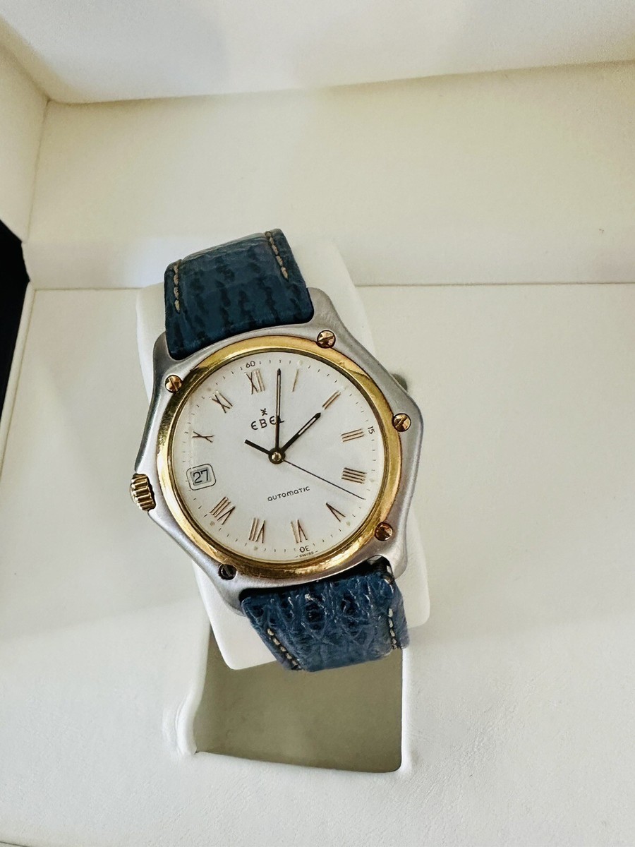 Rare Ebel 1911 18k & Stainless Automatic Lefty Watch ~ RARE !!! | eBay