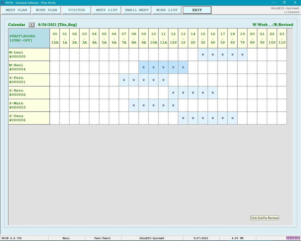 NVYN Visitor Schedule Software - Meet Work Plan Calendar - Image 3 of 4