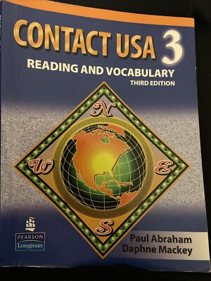 Contact USA 3 by Daphne Mackey and Paul Abraham (1996, Trade Paperback)