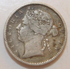 1899 Straits Settlement 10 cents