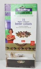 15 Trading Spaces Wallies Wallpaper Border Cutouts Floral Tapestry Home Crafting