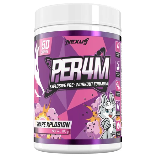 NEXUS SPORTS PER4M PREWORKOUT ENERGY PUMP FOCUS STIMULANT PERFORM