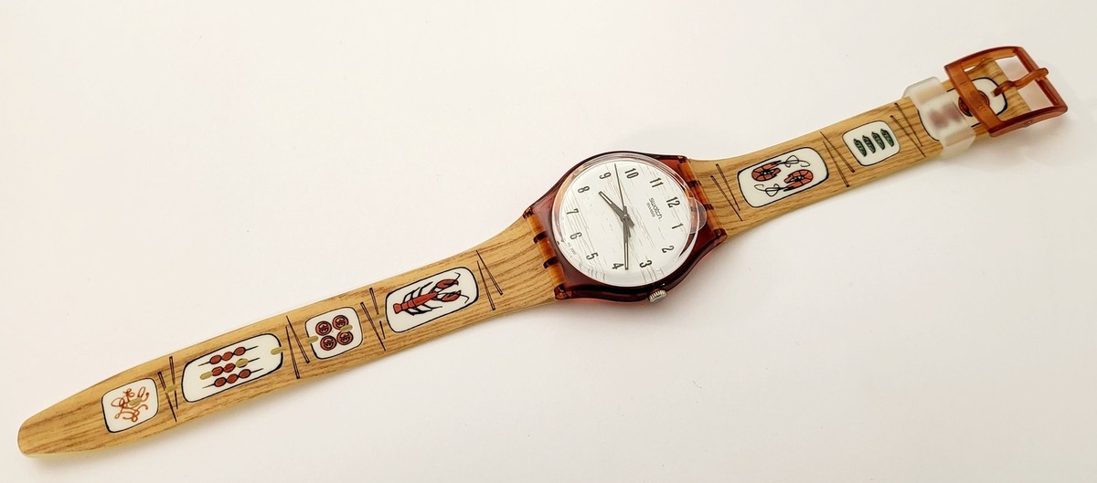 Swatch Watch Hors D\'oeuvre Sushi 2001 Vintage GF112 Pack w/Box‎ - Read Lot - Hors d main image 2