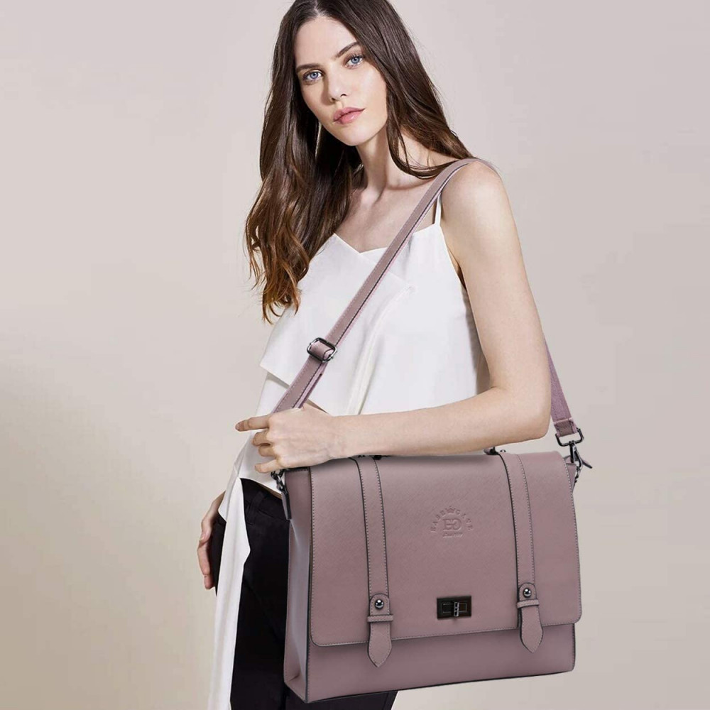 Laptop Bag for Women,15.6-17 Inch Business 15.6-inch, A-purple 