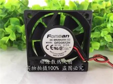 FONSAN DFD0612H DC12V 0.15A 60 60 20MM 2-Wire Dual Ball Axial Cooling Fan