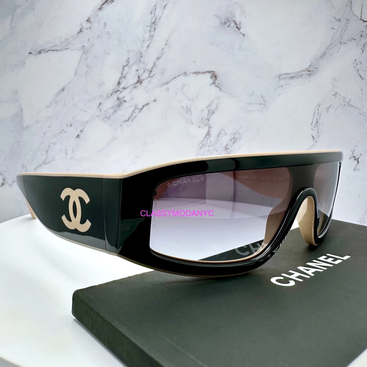 CHANEL Beige Sunglasses for Men for sale | eBay display picture 1