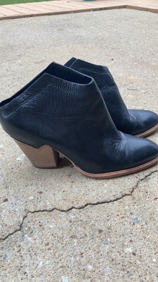 Dolce Vita Mules/Booties Size 10 Black Chunky Heel Close Toe | eBay