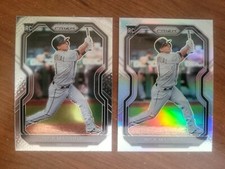 2x  2021 MLB Panini Prizm Nick Madrigal RC Base & Silver Prizm Parallel #106
