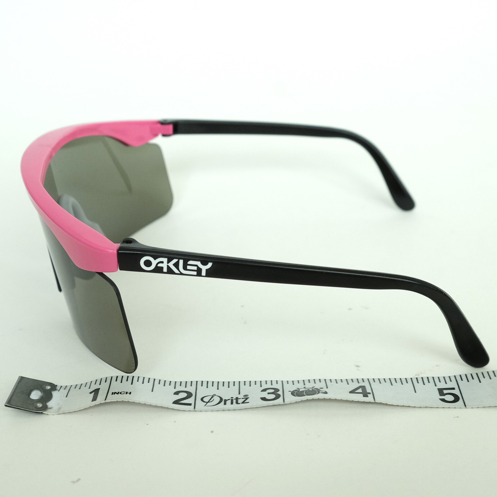 Vintage Oakley Pink Razor Blade Sunglasses Glasses RA… Gem