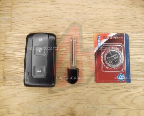 Toyota Import Key Remote JDM Crown  Red LED Grey Front 3 Button 315Mhz - Afbeelding 1 van 5
