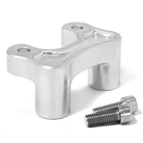 Chrome Handlebar Riser Adapter for Harley FLTR/ FLTRU/ / FLTRX/FLTRK ...