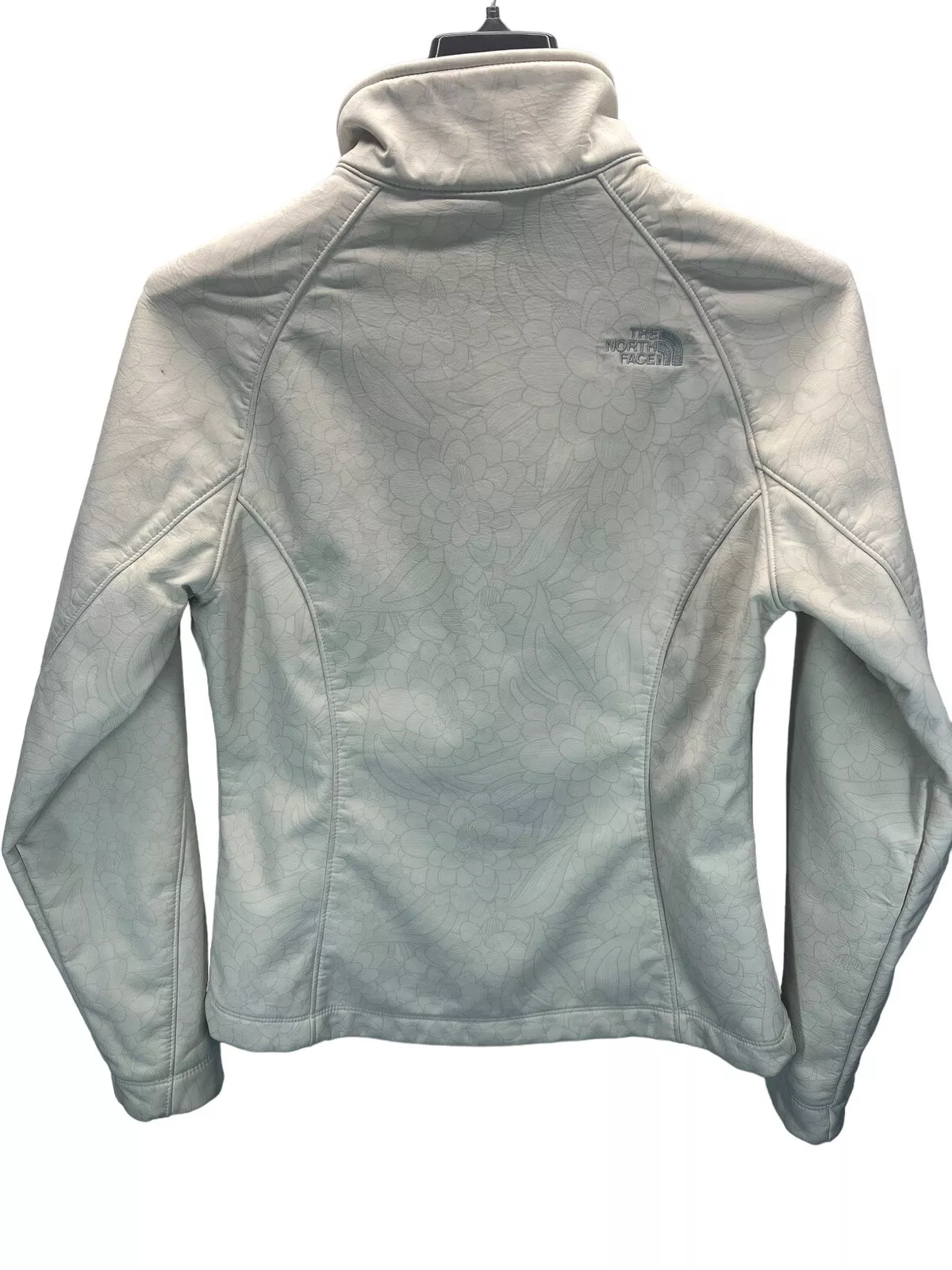 north-face apex bionic softshell flower print stains jacket
