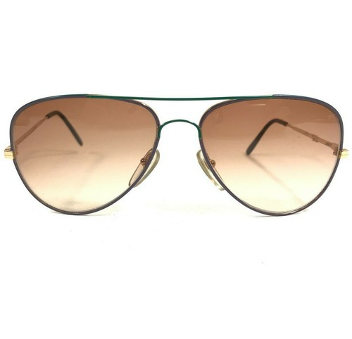 Gafas de sol vintage Luxottica 144 SE 852 oro púrpura verde marrones eBay