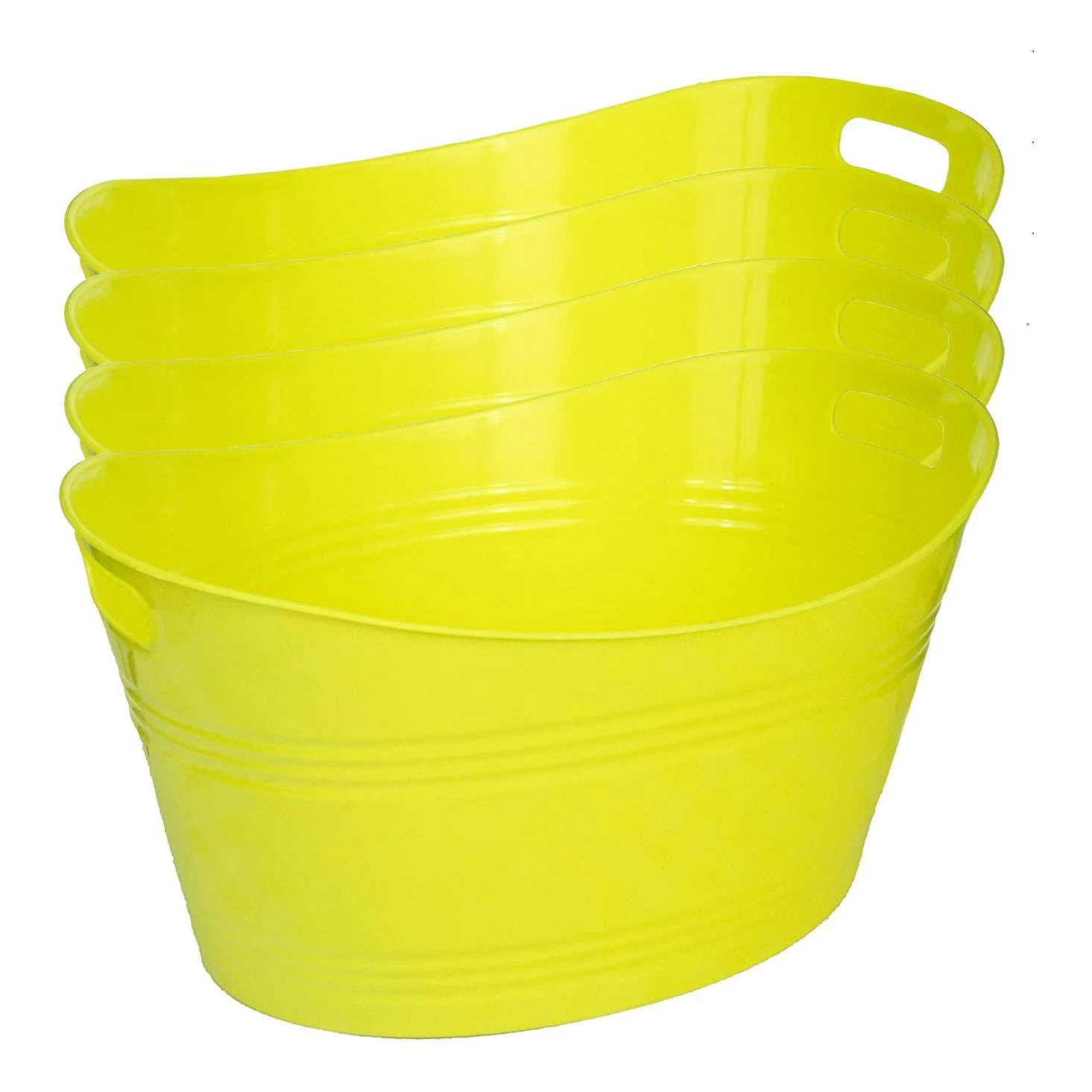 Pack Of 4 Ice Buckets Summer BBQ Garden Party Drink Cooler Champagne Beer Wine