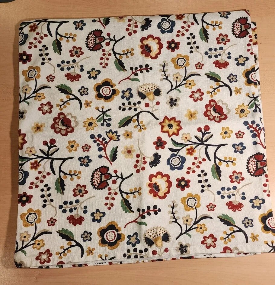 Lot Of 2Ikea Pillow Cover 20x20 Brunort Floral New WO Tags eBay