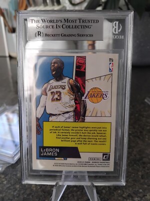 LeBRON JAMES 2020-21 DONRUSS NET MARVELS *GOLD* PRESS PROOF