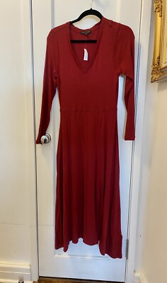 banana republic burgundy dress NWT Fit And Flare Maxi Long Size Small Wear this