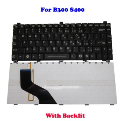 Laptop Backlit Keyboard For Getac B300 S400 Rugged Notebooks English US Black