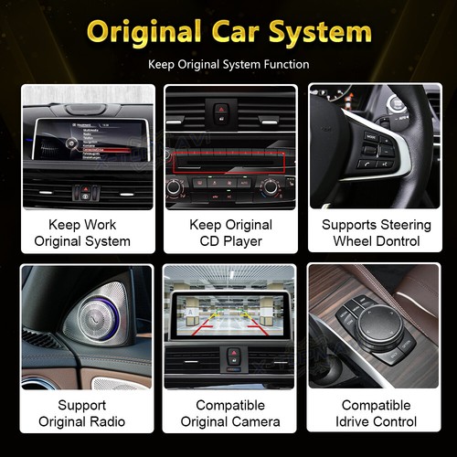 8.8" CarPlay Autoradio für BMW E60 E61 E90 E91 mit CCC Android 14 DAB+ DSP Radio - Bild 2 von 17
