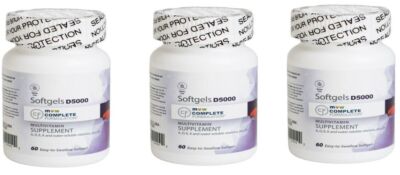 MVW Complete Formulation D5000 Softgels Multivitamins with Zinc 60ct(3 Pack)