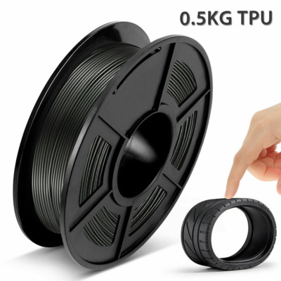 JAYO TPU Flexible 3D Printer Filament 1.75mm Black 0.5KG Spool 3D Consumables