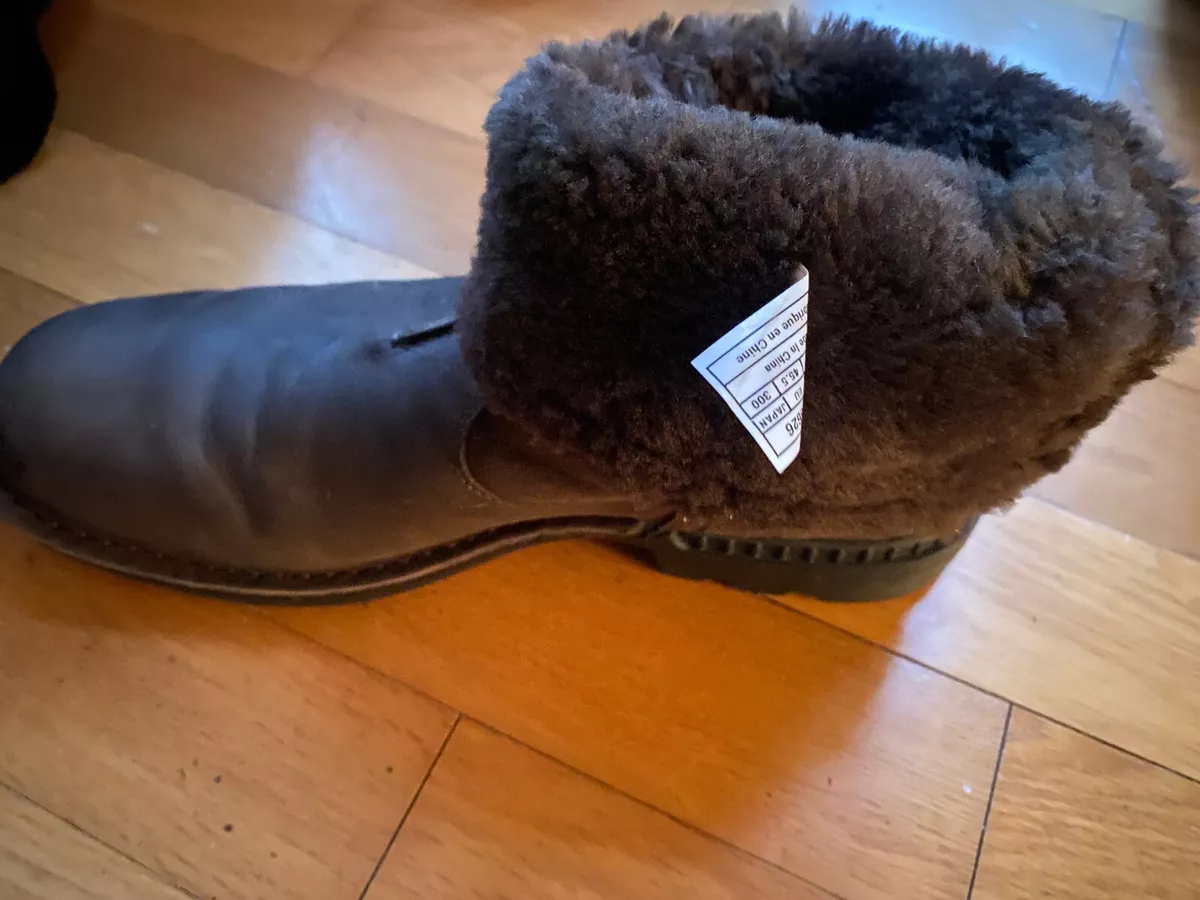 Mens ugg shop boots with fur