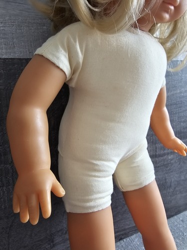Vintage Balica Max Zapf Creation 14 Zoll Schlafaugen blonde Puppe blonde Haare blaue Augen - Bild 14 von 18