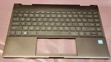 HP Spectre X360 13-ae013dx 13.3" Brown Palmrest Keyboard 942040-001 6168