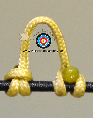 3 Pack Cedar Archery Release Bow String Nock D Loop Bowstring BCY #24