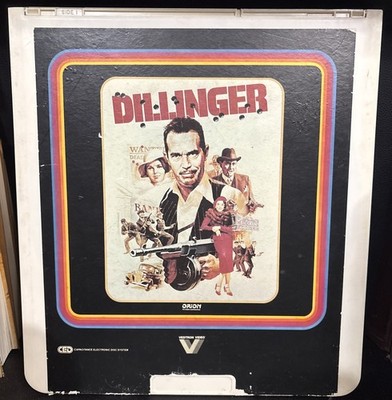 DILLINGER CED Vestron Video W. Oates, B. Johnson, C. Leachman 1983 Vintage RARE