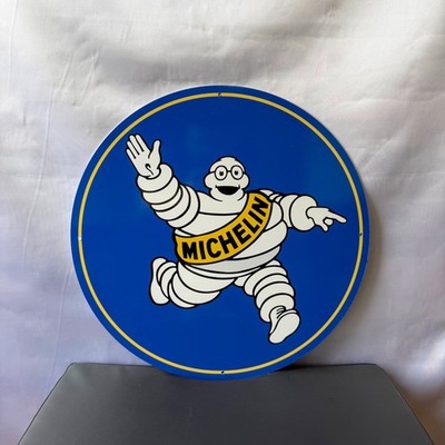 Michelin Bibendum   Iconic Tire Man Vintage Heavy Metal Sign   50 cm (19.7 )