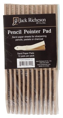 Jack Richeson Schleifpapier Pads 12/Pkg - Schleifpapier - 5A00372T-1H838