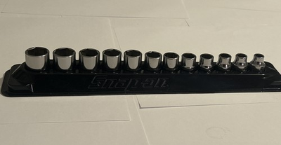 #ad SNAP ON FSM81 FSM191 8 19mm metric 12 Piece 3 8quot; drive 6 point socket $200.00