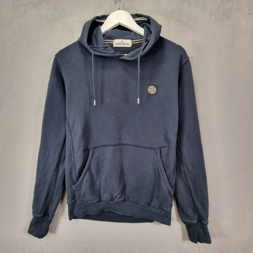 Stone Island Patch Project Felpa con Cappuccio Uomo Media Blu Navy SS12