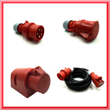 Stecker Kupplung 16A 32A CEE Verl&auml;ngerung 10m 5x2,5mm&sup2; Kraftstrom Verbindung a