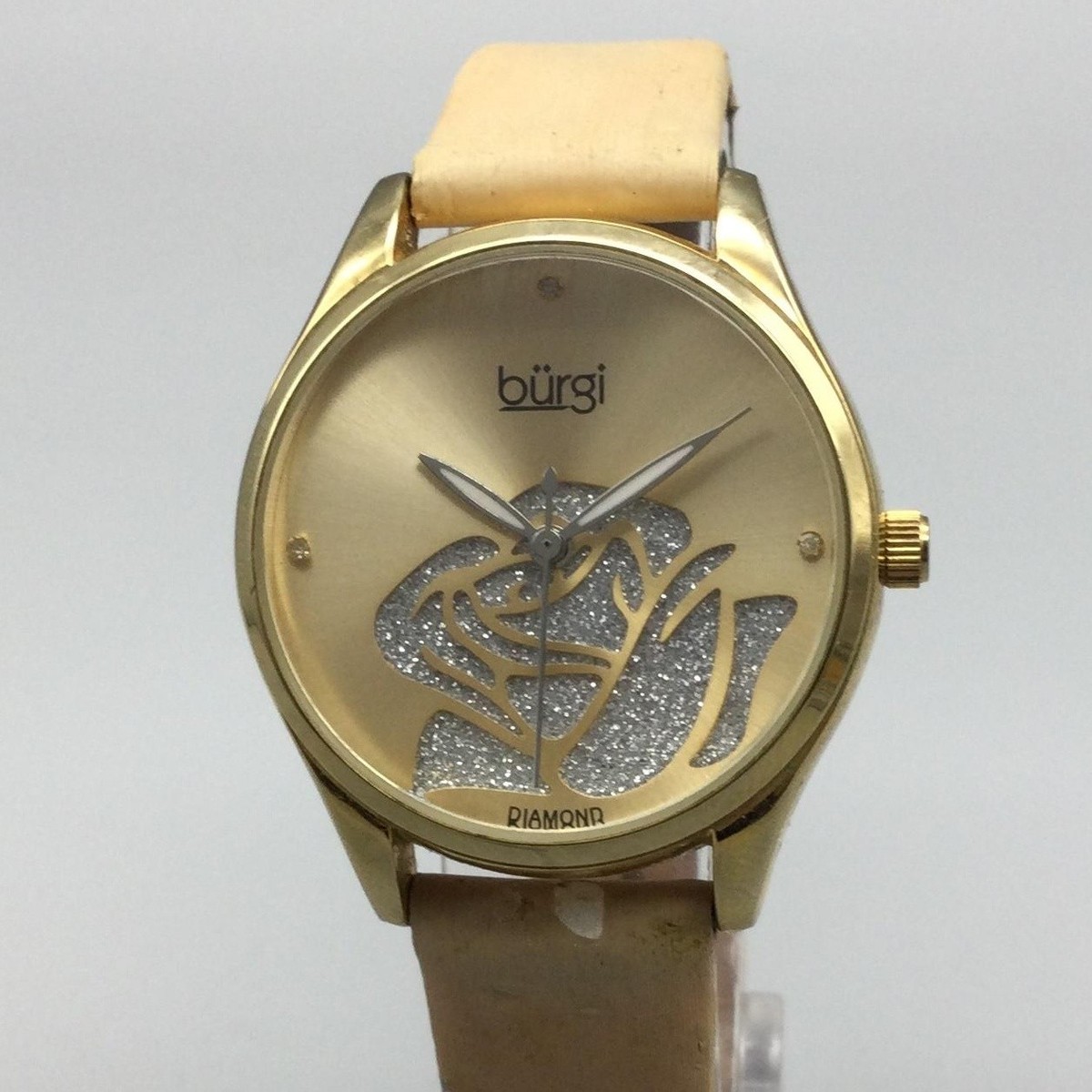 bürgi Watch women\'s Gold Multi-Colored Dial Leather Strap – BUR131 – bürgi main image 3