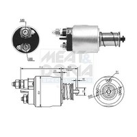 Meat & Doria Magnetschalter, Starter U.A. FüR Abarth, Alfa Romeo, Fiat, Ford