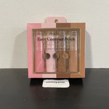 Nicole Miller Face Contour Stick Collection, Natural Glow Kit blush, bronzer