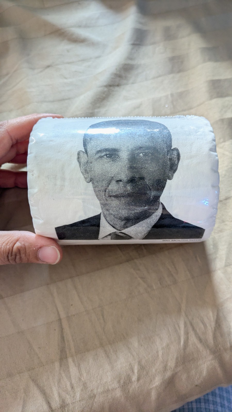 Barack Obama Novelty Toilet Paper Gag Gift by Big Mouth Inc New Sealed