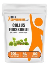 BulkSupplements Coleus Forskohlii Extract Powder Forskolin Supplement Herbal 50g