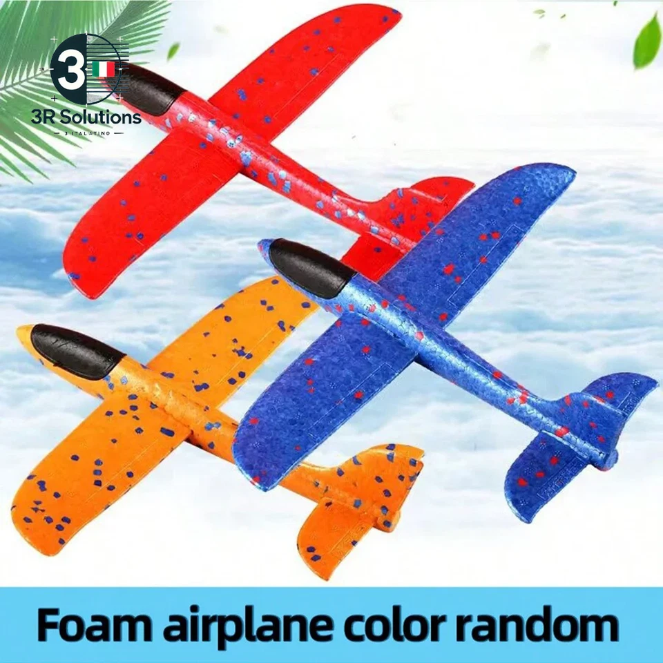 Giocattoli per Aerei Di Espulsione per Bambini Aliante per Aerei in Schiuma Gioc - Immagine 2 di 4