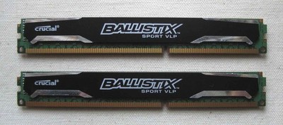 Crucial Ballistix 8GB (2 x 4GB) DDR3L-1600 Low-Profile Desktop Memory Modules