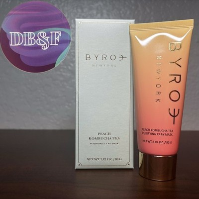 BYROE New York Peach Kombucha Tea Purifying Clay Mask - 2.82 oz (80 g)