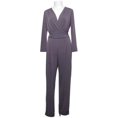 New Look, Jumpsuit, Größe: 42, Grau, Elasthan/Polyester, Einfarbig, Damen #tWU