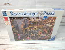 Ravensburger Puzzle 3000 Piece Sealed 2010 48" X 32" No 170371 Safari Animal NIS