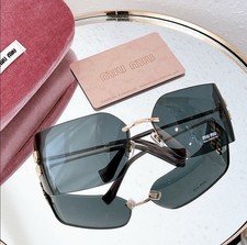 Miu Miu Runway rimless sunglasses, model MU 54YS