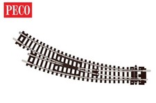 Peco ST-44 Curved Turnout, Right Hand N Gauge