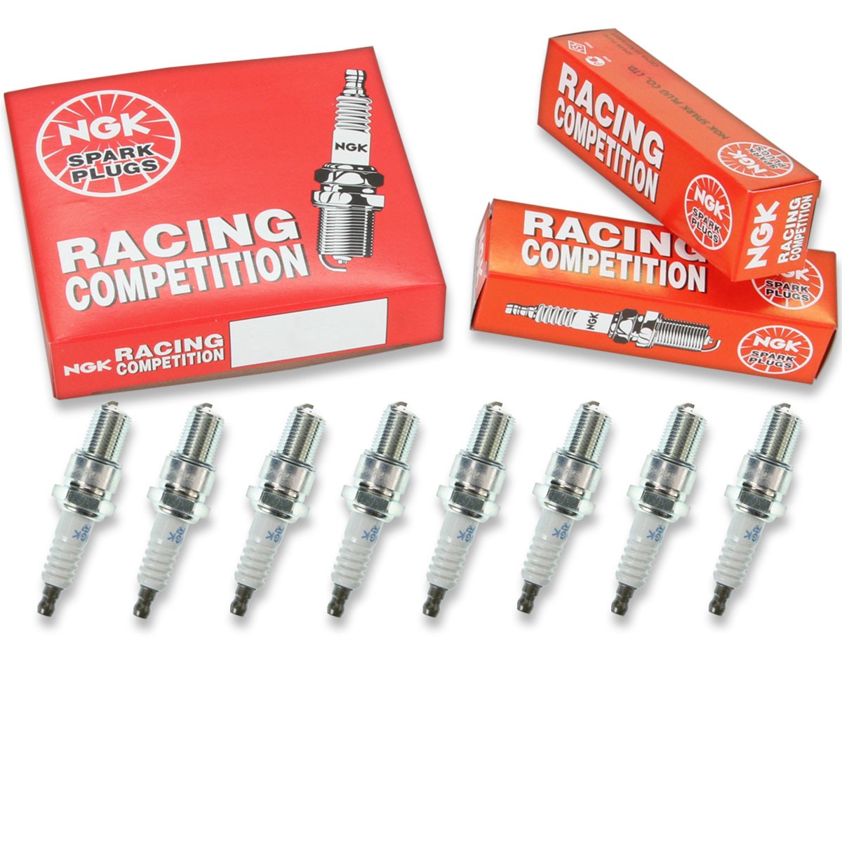 8pcs NGK 5196 Racing R6918C-9 PWC Spark Plug Tune Up Kit Set xl